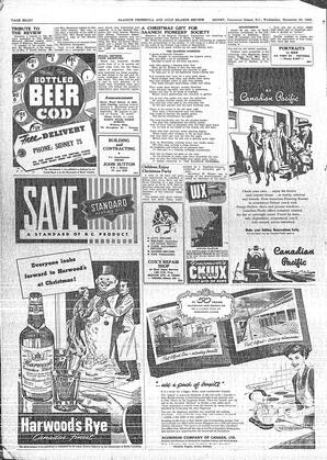 Saanich Peninsula And Gulf Islands Review Wed, December 20, 1950 (Page 8)