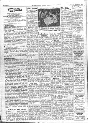 Saanich Peninsula And Gulf Islands Review Wed, December 13, 1950 (Page 4)