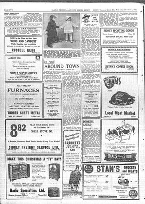Saanich Peninsula And Gulf Islands Review Wed, December 6, 1950 (Page 2)