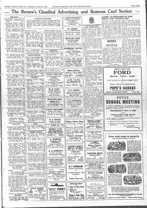 Saanich Peninsula And Gulf Islands Review Wed, October 25, 1950 (Page 9)