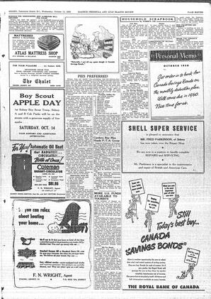 Saanich Peninsula And Gulf Islands Review Wed, October 11, 1950 (Page 11)
