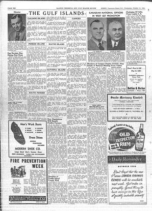 Saanich Peninsula And Gulf Islands Review Wed, October 11, 1950 (Page 10)