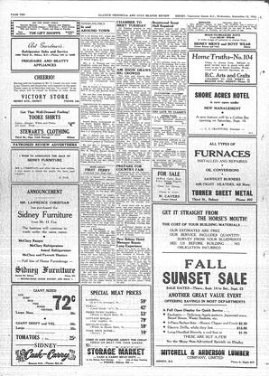 Saanich Peninsula And Gulf Islands Review Wed, September 13, 1950 (Page 10)