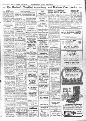 Saanich Peninsula And Gulf Islands Review Wed, August 16, 1950 (Page 7)