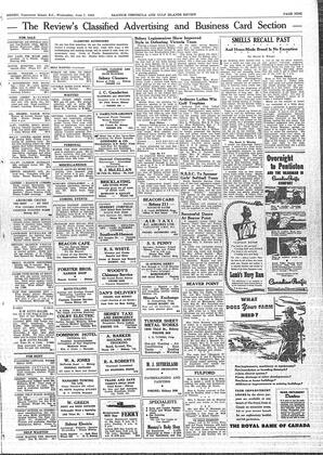 Saanich Peninsula And Gulf Islands Review Wed, June 7, 1950 (Page 9)