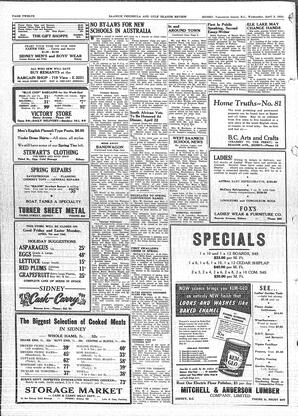 Saanich Peninsula And Gulf Islands Review Wed, April 5, 1950 (Page 12)
