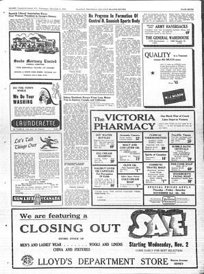 Saanich Peninsula And Gulf Islands Review Wed, November 2, 1949 (Page 7)