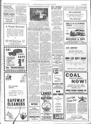 Saanich Peninsula And Gulf Islands Review Wed, September 7, 1949 (Page 9)