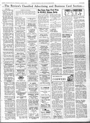 Saanich Peninsula And Gulf Islands Review Wed, August 24, 1949 (Page 9)