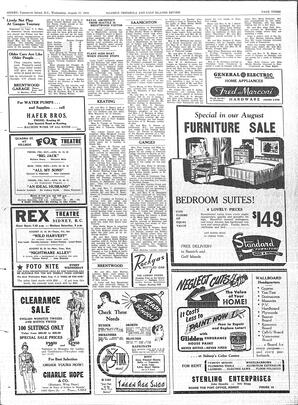 Saanich Peninsula And Gulf Islands Review Wed, August 17, 1949 (Page 3)