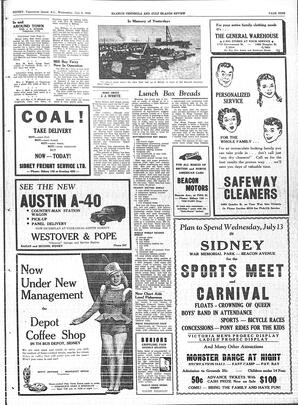 Saanich Peninsula And Gulf Islands Review Wed, July 6, 1949 (Page 9)