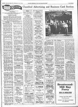 Saanich Peninsula And Gulf Islands Review Wed, July 6, 1949 (Page 7)