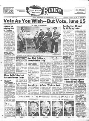 Saanich Peninsula And Gulf Islands Review Wed, June 8, 1949 (Page 1)