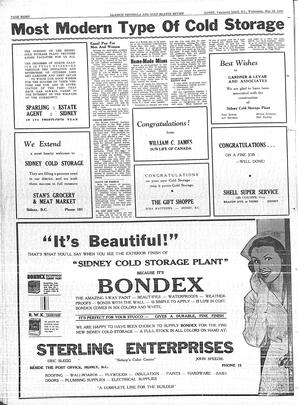 Saanich Peninsula And Gulf Islands Review Wed, May 18, 1949 (Page 8)