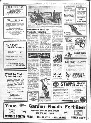 Saanich Peninsula And Gulf Islands Review Wed, May 4, 1949 (Page 2)