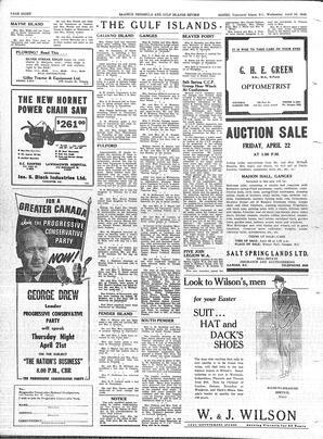 Saanich Peninsula And Gulf Islands Review Wed, April 13, 1949 (Page 8)