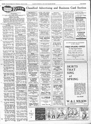 Saanich Peninsula And Gulf Islands Review Wed, March 23, 1949 (Page 7)