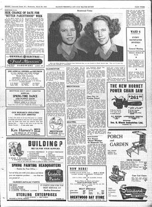 Saanich Peninsula And Gulf Islands Review Wed, March 23, 1949 (Page 3)