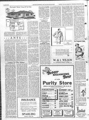 Saanich Peninsula And Gulf Islands Review Wed, February 23, 1949 (Page 4)
