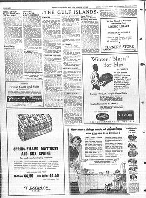 Saanich Peninsula And Gulf Islands Review Wed, February 2, 1949 (Page 6)