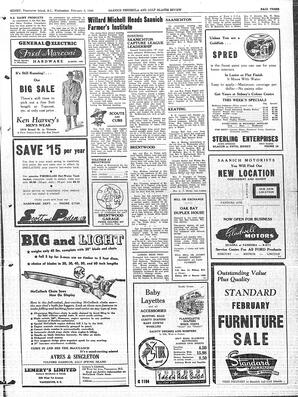 Saanich Peninsula And Gulf Islands Review Wed, February 2, 1949 (Page 3)