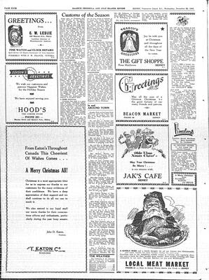 Saanich Peninsula And Gulf Islands Review Wed, December 22, 1948 (Page 4)