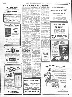 Saanich Peninsula And Gulf Islands Review Wed, November 10, 1948 (Page 6)
