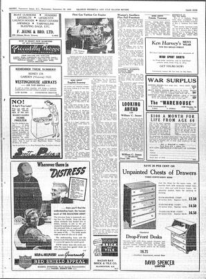 Saanich Peninsula And Gulf Islands Review Wed, September 22, 1948 (Page 9)