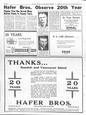 Saanich Peninsula And Gulf Islands Review Wed, September 8, 1948 (Page 6)