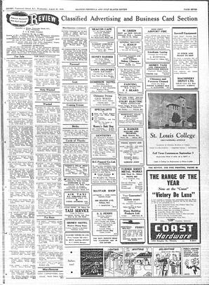 Saanich Peninsula And Gulf Islands Review Wed, August 25, 1948 (Page 7)