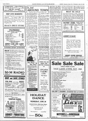 Saanich Peninsula And Gulf Islands Review Wed, June 23, 1948 (Page 12)