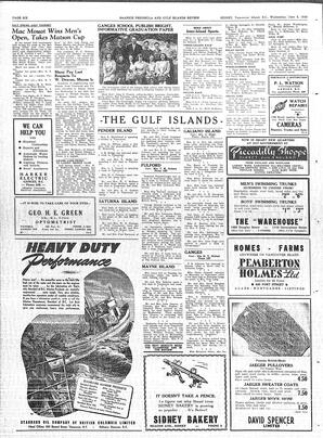 Saanich Peninsula And Gulf Islands Review Wed, June 2, 1948 (Page 6)
