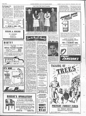 Saanich Peninsula And Gulf Islands Review Wed, June 2, 1948 (Page 2)