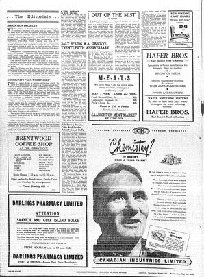 Saanich Peninsula And Gulf Islands Review Wed, May 19, 1948 (Page 4)