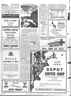 Saanich Peninsula And Gulf Islands Review Wed, March 24, 1948 (Page 2)