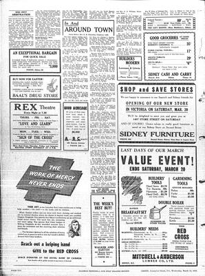 Saanich Peninsula And Gulf Islands Review Wed, March 17, 1948 (Page 10)
