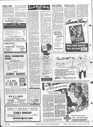 Saanich Peninsula And Gulf Islands Review Wed, March 10, 1948 (Page 2)