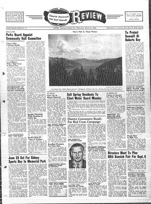 Saanich Peninsula And Gulf Islands Review Wed, March 10, 1948 (Page 1)