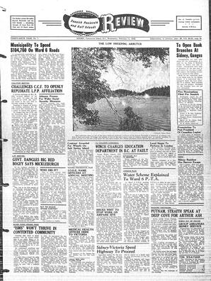 Saanich Peninsula And Gulf Islands Review Wed, February 11, 1948 (Page 1)
