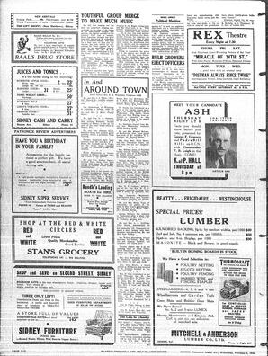 Saanich Peninsula And Gulf Islands Review Wed, February 4, 1948 (Page 10)