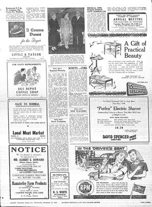 Saanich Peninsula And Gulf Islands Review Wed, November 19, 1947 (Page 3)
