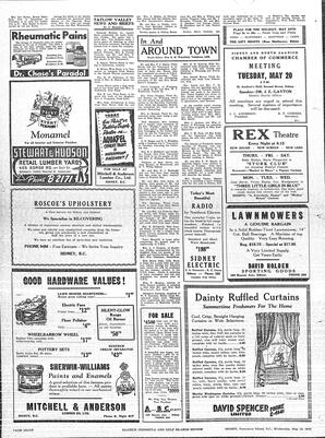 Saanich Peninsula And Gulf Islands Review Wed, May 14, 1947 (Page 8)