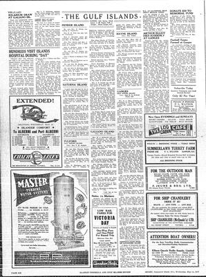 Saanich Peninsula And Gulf Islands Review Wed, May 14, 1947 (Page 6)