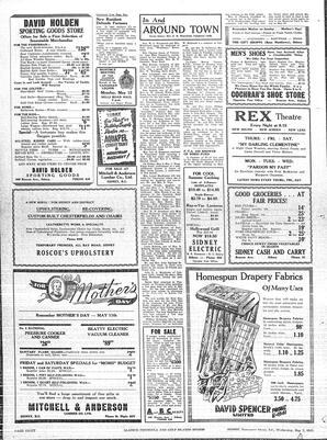 Saanich Peninsula And Gulf Islands Review Wed, May 7, 1947 (Page 8)