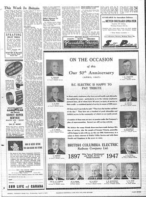 Saanich Peninsula And Gulf Islands Review Wed, April 9, 1947 (Page 7)