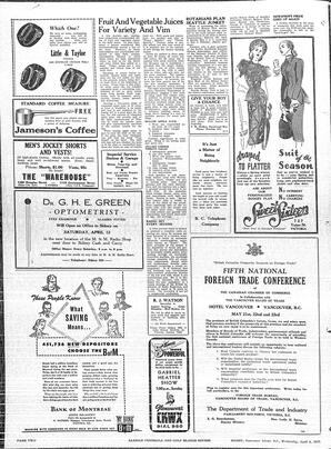 Saanich Peninsula And Gulf Islands Review Wed, April 9, 1947 (Page 2)