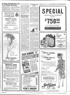 Saanich Peninsula And Gulf Islands Review Wed, March 19, 1947 (Page 4)