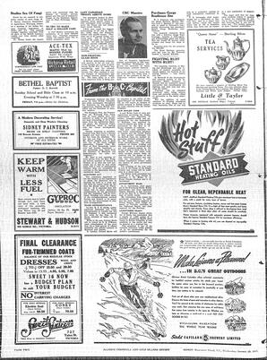 Saanich Peninsula And Gulf Islands Review Wed, January 29, 1947 (Page 2)