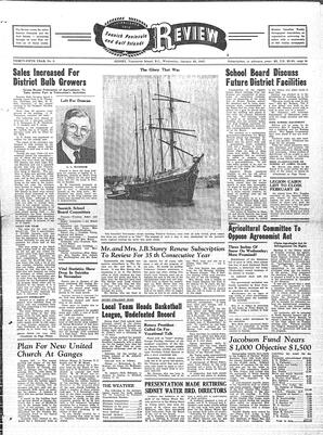 Saanich Peninsula And Gulf Islands Review Wed, January 29, 1947 (Page 1)