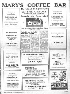 Saanich Peninsula And Gulf Islands Review Wed, January 22, 1947 (Page 5)